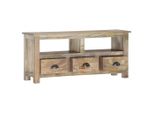 Syfax™ Mobile Porta Tv 110X30X50 Cm In Legno Massello Di Mango