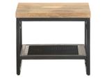 Syfax™ Tavolino Laterale 40X40X35 Cm In Legno Massello Di Mango