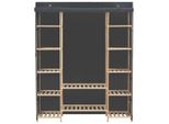 Syfax™ Armadio Grigio 135X40X170 Cm In Tessuto