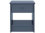 Syfax™ Comodino Grigio Chiaro 35X30X40 Cm In Legno Massello Di Pino