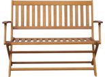 Syfax™ Panchina Da Giardino 120 Cm In Legno Massello Di Acacia