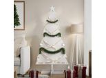 Maison Exclusive - Albero Di Natale Da Decorare Bianco 150 Cm Legno Massello Di Pino