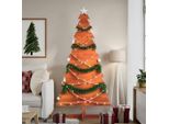 Maison Exclusive - Albero Di Natale Da Decorare Marrone Cera 180 Cm Legno Massello Di Pino