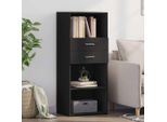 Maison Exclusive - Credenza Alta Nera 50X42,5X124 Cm Materiale Ligneo