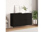 Maison Exclusive - Credenza Nera 101,5X35X70 Cm Materiale Ligneo