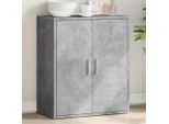 Maison Exclusive - Credenza Grigio Cemento 79X38X80 Cm Materiale Ligneo