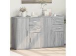 Maison Exclusive - Credenze 2 Pz Grigio Sonoma 60X31X70 Cm In Legno Multistrato