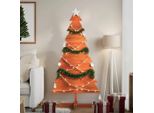 Maison Exclusive - Albero Di Natale Da Decorare Marrone Cera 150 Cm Legno Massello Di Pino