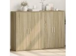 Maison Exclusive - Credenze 2 Pz Rovere Sonoma 60X31X84 Cm In Legno Multistrato