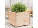 Maison Exclusive - Vaso Da Fiori 60X60X49,5 Cm In Legno Massello Di Pino