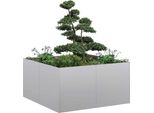 Maison Exclusive - Vaso Da Fiori 80X80X40 Cm Acciaio Zincato