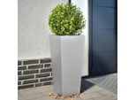 Maison Exclusive - Fioriere 2 Pezzi 35X35X75 Cm Acciaio Zincato