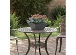 Maison Exclusive - Vaso Da Giardino Nero 35 X 35 X 15 Cm Acciaio Laminato A Freddo