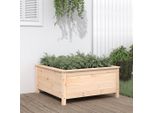 Maison Exclusive - Vaso Da Fiori 82,5X82,5X39 Cm In Legno Massello Di Pino