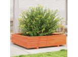 Maison Exclusive - Fiorei Marrone Cera 100X100X26,5 Cm Legno Massello Di Pino