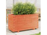 Maison Exclusive - Vaso Da Fiori Marrone Cera 90X40X49,5 Cm Legno Massello Di Pino