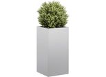 Maison Exclusive - Vaso Per Piante 40X40X80 Cm Acciaio Zincato