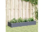 Maison Exclusive - Fioriera Con Picchetti Blu-Grigio 125X40X28,5 Cm Pp