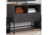 Maison Exclusive - Mobile Tv Nero 68X39X60,5 Cm Acciaio