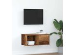 Maison Exclusive - Mobile Tv Effetto Legno Antico 60X31X25,5 Cm Materiale Ligneo