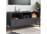 Maison Exclusive - Mobile Tv Antracite 100,5X39X50,5 Cm Acciaio