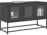 Maison Exclusive - Mobile Tv Nero 100,5X39X60,5 Cm Acciaio Laminato A Freddo