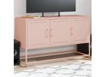 Maison Exclusive - Mobile Tv Rosa 100,5X39X60,5 Cm Acciaio