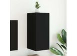 Maison Exclusive - Mobile Tv Con Luci Led Nero 30,5X35X70 Cm