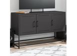 Maison Exclusive - Mobile Tv Nero 100,5X39X60,5 Cm Acciaio