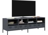 Maison Exclusive - Mobile Tv Antracite 135X39X43,5 Cm Acciaio Laminato A Freddo