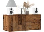 Maison Exclusive - Mobile Tv Effetto Legno Antico 80X34X35,5 Cm Materiale Ligneo