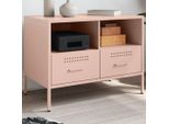 Maison Exclusive - Mobile Tv Rosa 68X39X50,5 Cm Acciaio