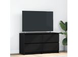 Maison Exclusive - Mobile Tv Nero 100X35X54 Cm Materiale Ligneo