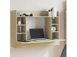Maison Exclusive - Scrivania Da Parete Sonoma Rovere 105X48X75 Cm Materiale Ligneo