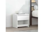 Maison Exclusive - Comodini 2 Pezzi Bianco 40X30X39 Cm Materiale Ligneo