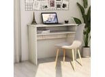 Maison Exclusive - Scrivania Bianco Lucido 90X50X74 Cm Materiale Ligneo