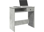 Maison Exclusive - Scrivania Grigio Cemento 80X40X75 Cm Materiale Ligneo