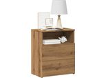 Maison Exclusive - Comodini 2 Pz. Rovere Artisan 50X32X60 Cm Materiale Ligneo