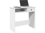 Maison Exclusive - Scrivania Bianca 80×40×75 Cm Materiale Ligneo