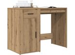 Maison Exclusive - Scrivania In Rovere Artigianale 100X49X75 Cm Materiale Ligneo