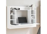 Maison Exclusive - Scrivania Da Parete Bianca 105X48X75 Cm Materiale Ligneo