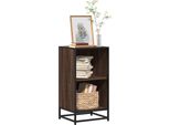 Maison Exclusive - Libreria Effetto Rovere Marrone 40X35X76 Cm Materiale Ligneo