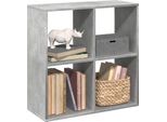 Maison Exclusive - Libreria Divisorio Grigio Cemento 69,5X29X69,5 Cm Materiale Ligneo