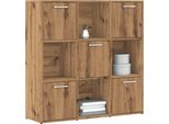Maison Exclusive - Libreria In Rovere Artigianale 90X28X90 Cm Materiale Ligneo