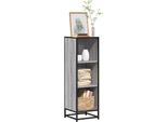 Maison Exclusive - Libreria Grigio Sonoma 33,5X33X107,5 Cm Materiale Ligneo