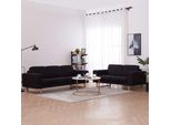 Maison Exclusive - Set Divani 2 Pz In Tessuto Nero