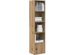 Maison Exclusive - Libreria In Rovere Artigianale 31X24X127 Cm Materiale Ligneo