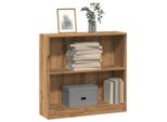 Maison Exclusive - Libreria In Rovere Artigianale 80X24X76 Cm Materiale Ligneo