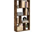 Maison Exclusive - Libreria In Rovere Affumicato 60X20X120,5 Cm Materiale Ligneo