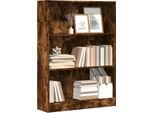 Maison Exclusive - Libreria In Rovere Affumicato 80X24X109 Cm Materiale Ligneo